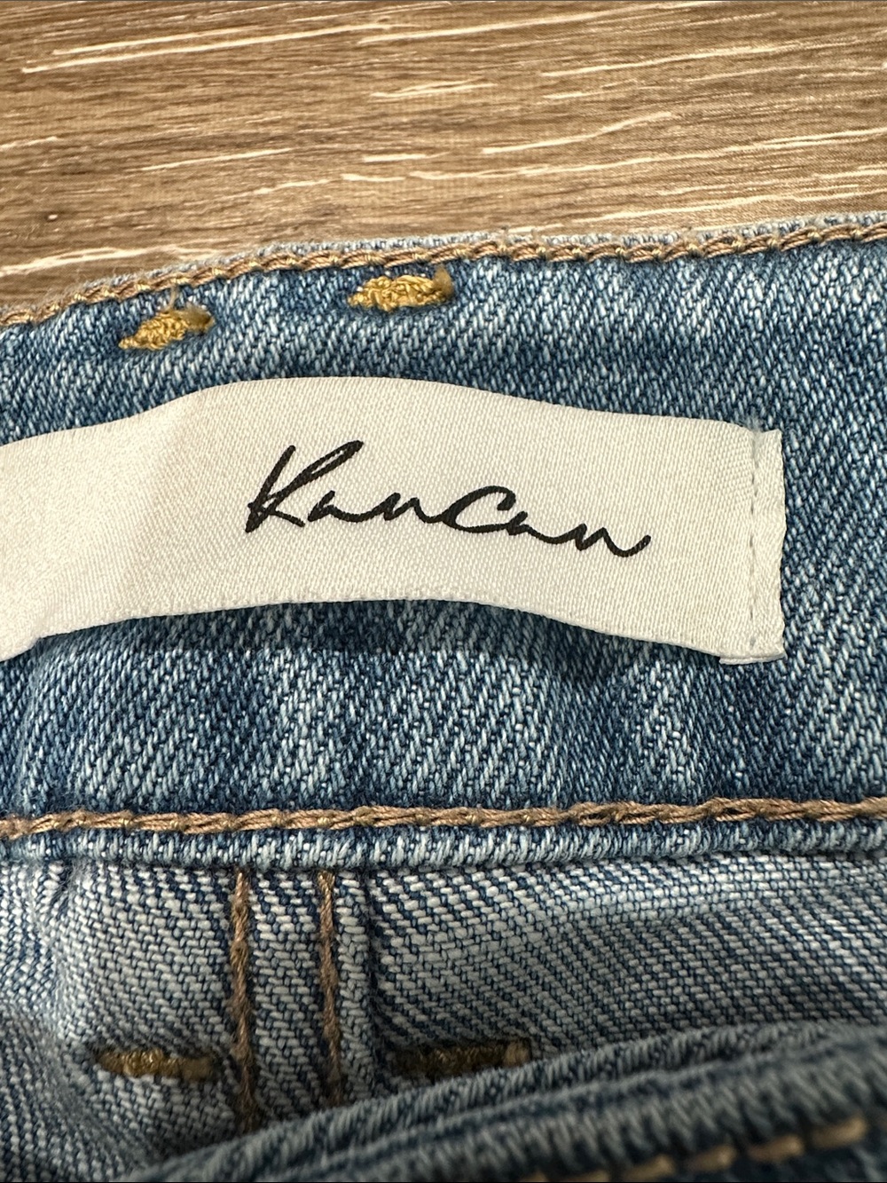 KanCan Medium Blue Straight Leg Denim Jeans - Picture 2 of 12
